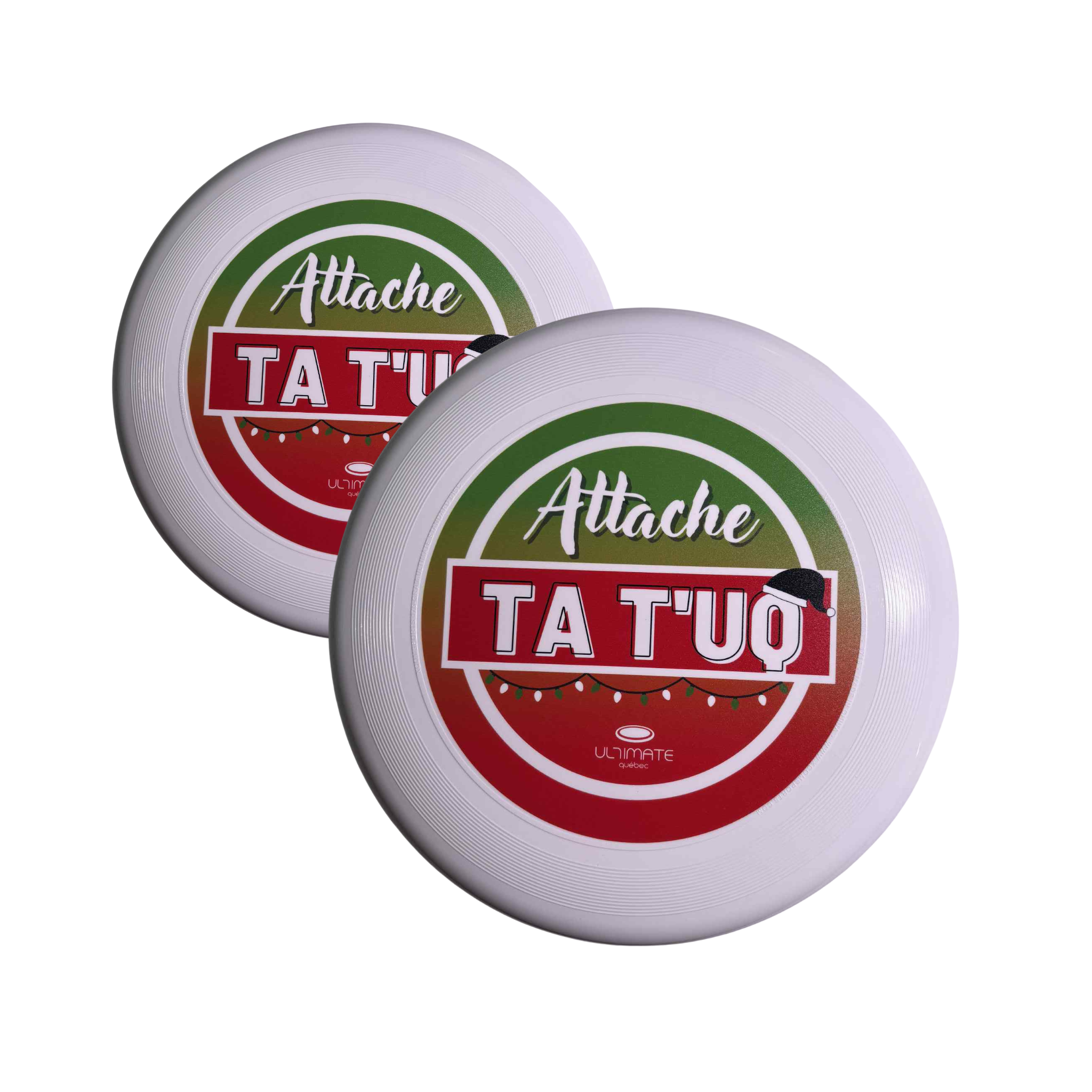 Frisbee officiel "Attache ta T’UQ" 2025 - Tournoi Ultimate Québec